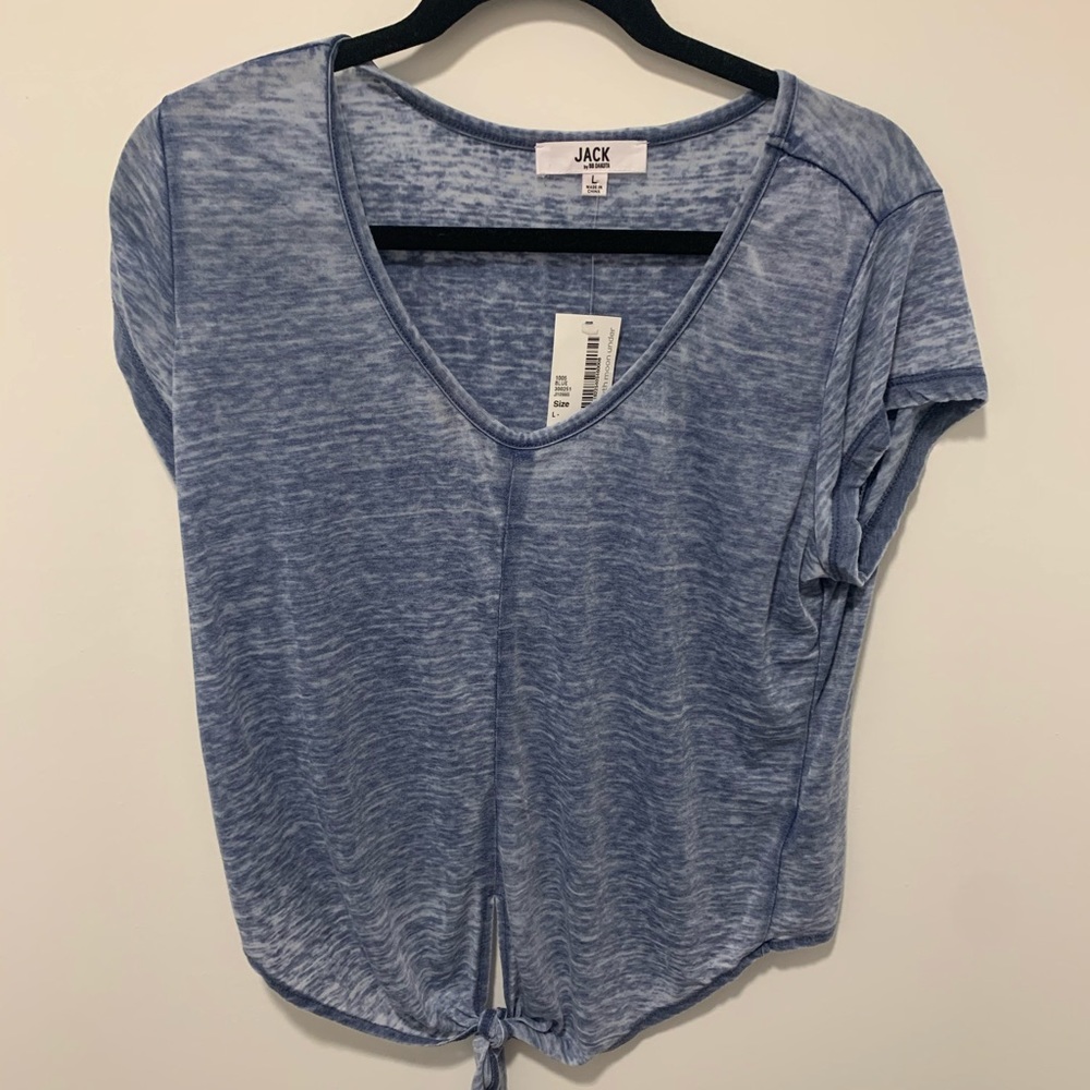 JACK top with tie accent